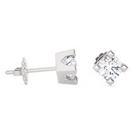 Boucles d'oreilles Ama Femme Virtuosa in Or blanc Diamante Lab Grown 0.33 Ct AMA-OR-1012-0,66CT - AMA-OR-1012-0,66CT